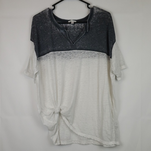 Abound Tops - Abound womens burnout knot blouse size XL
